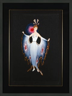 Twilight (hand signed serigraph with gold and silver leaf)