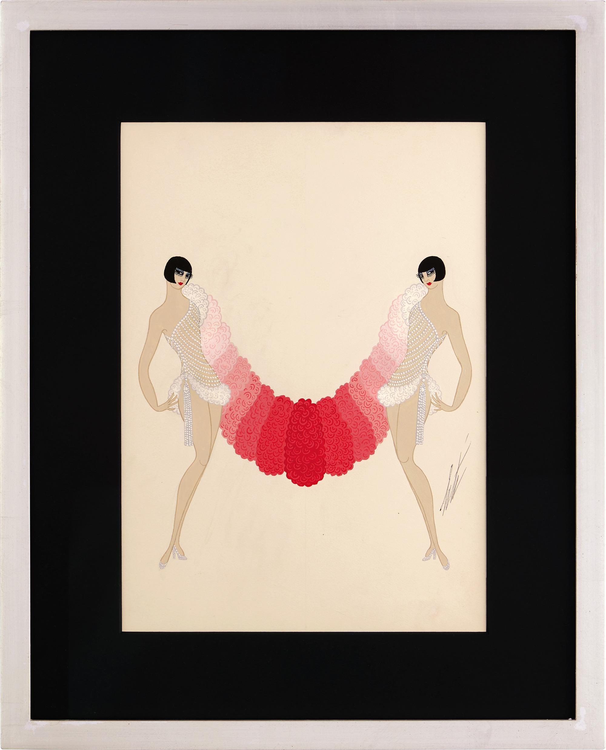 Las hermanas de Erté - Painting de Erte - Romain de Tirtoff