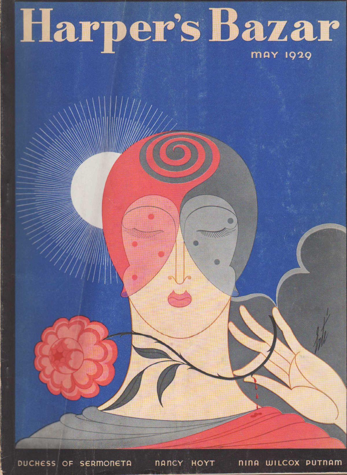 Optimisme et optimisme, 1927 (Couverture Harper's Bazar - mai 1929) en vente 3