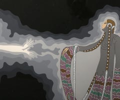 At the Theatre: Melisande, Art Deco Screenprint by Erte