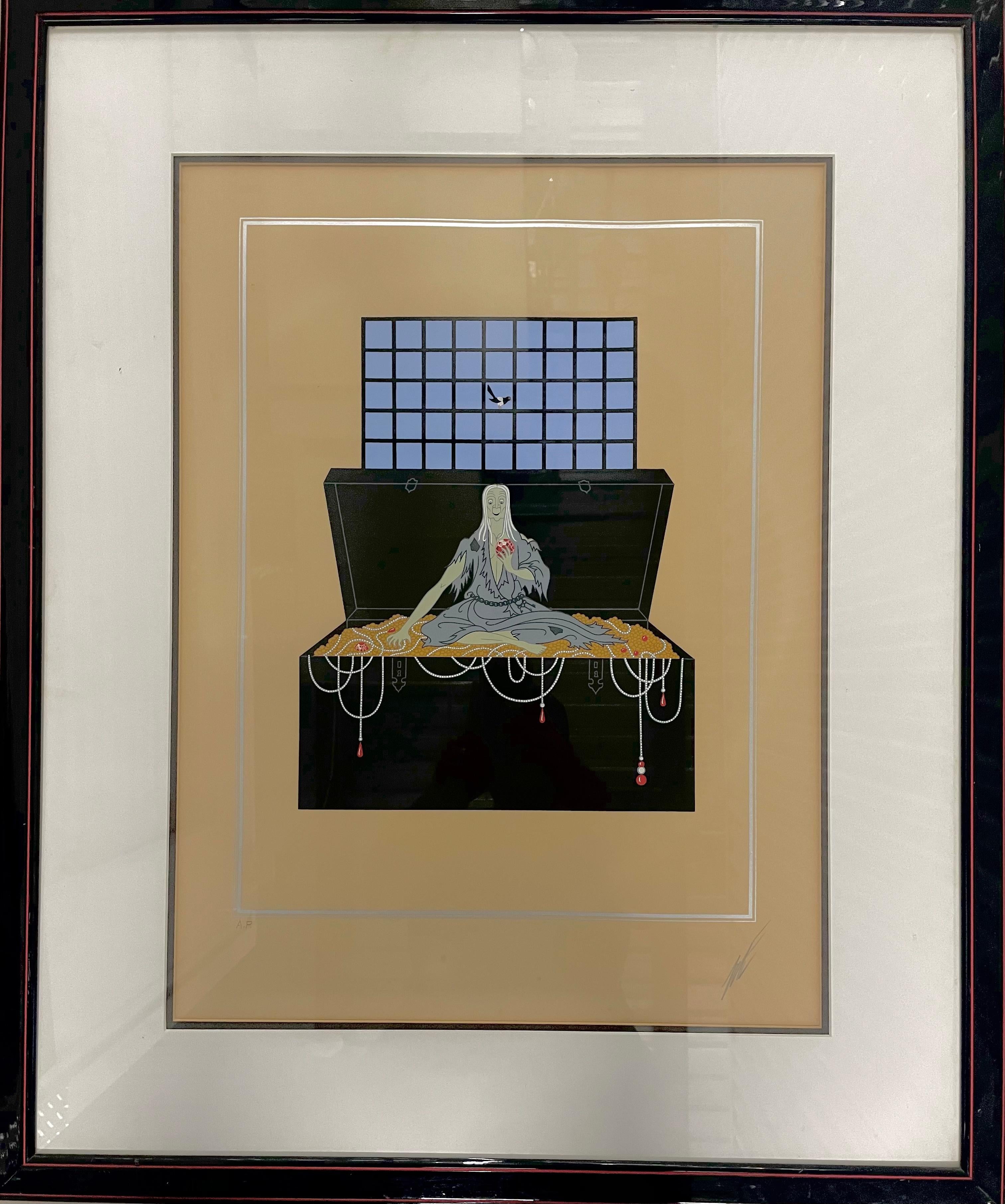 “Avarice” - Print by Erte - Romain de Tirtoff