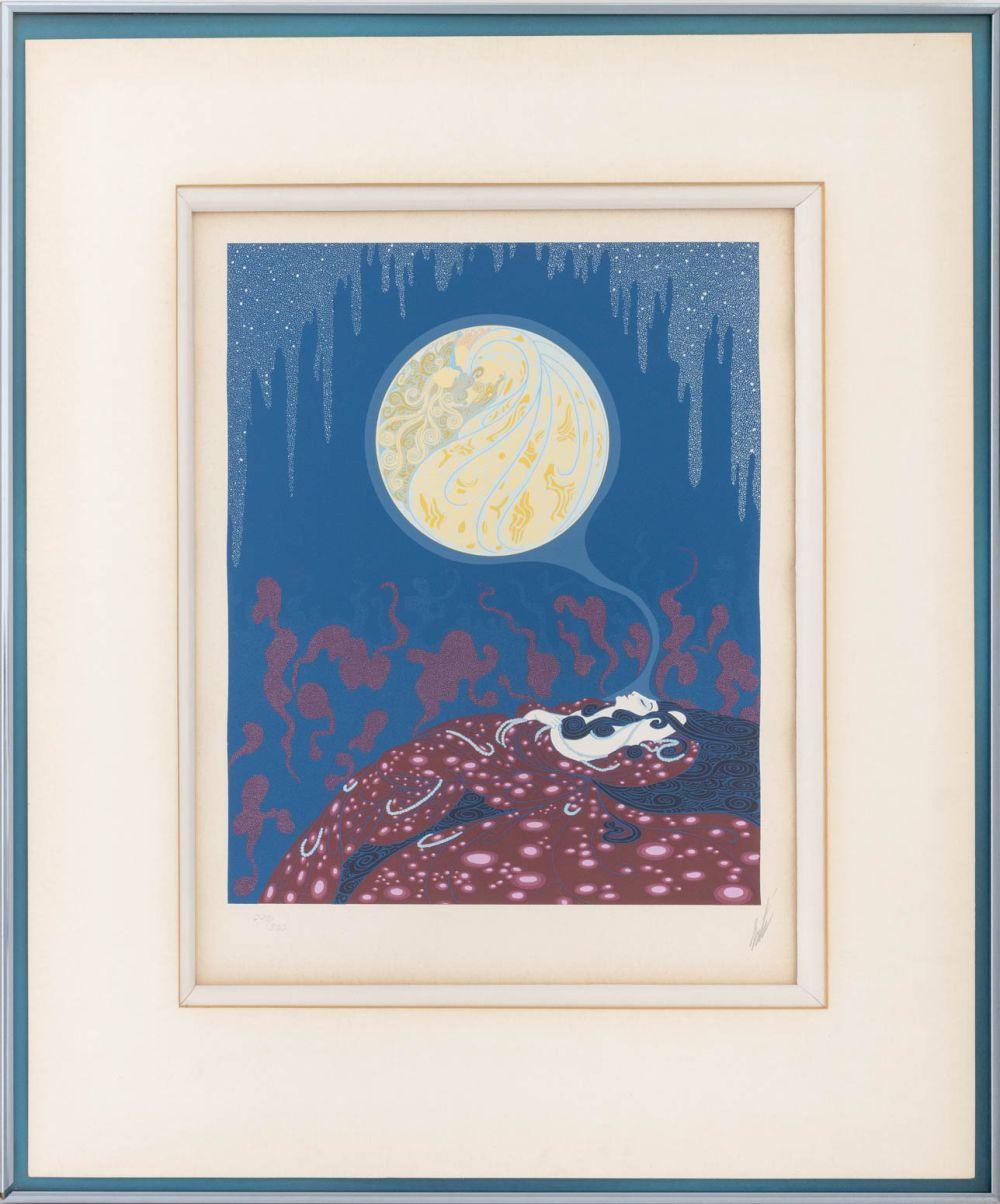 Figurative Print de Erte - Romain de Tirtoff - "Sueño de la Tierra"