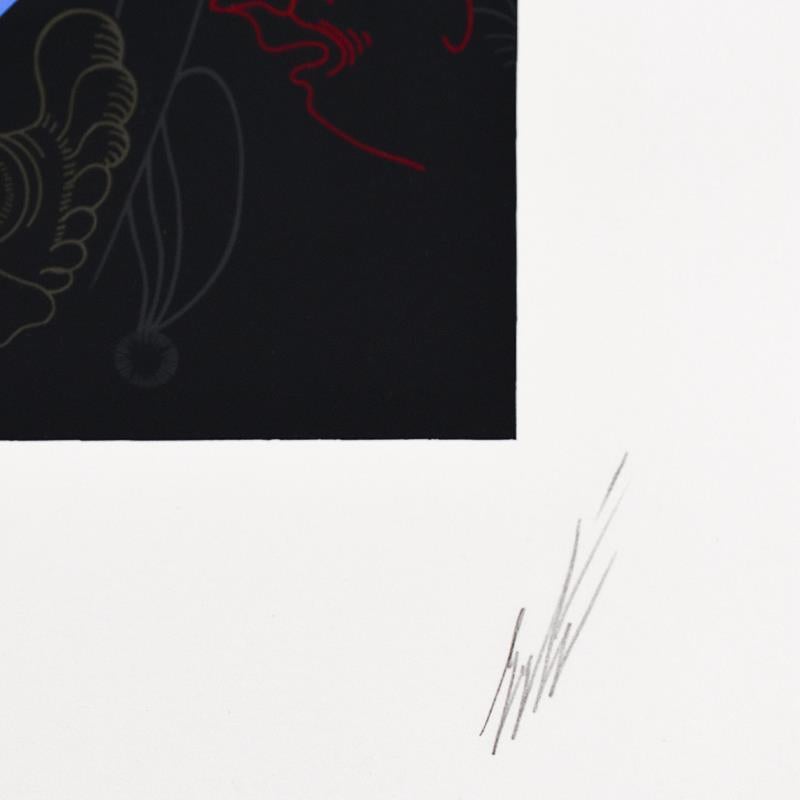 Erte, sérigraphie en édition limitée « Pursuit of Flora », numérotée AP 19/25 - Print de Erte - Romain de Tirtoff