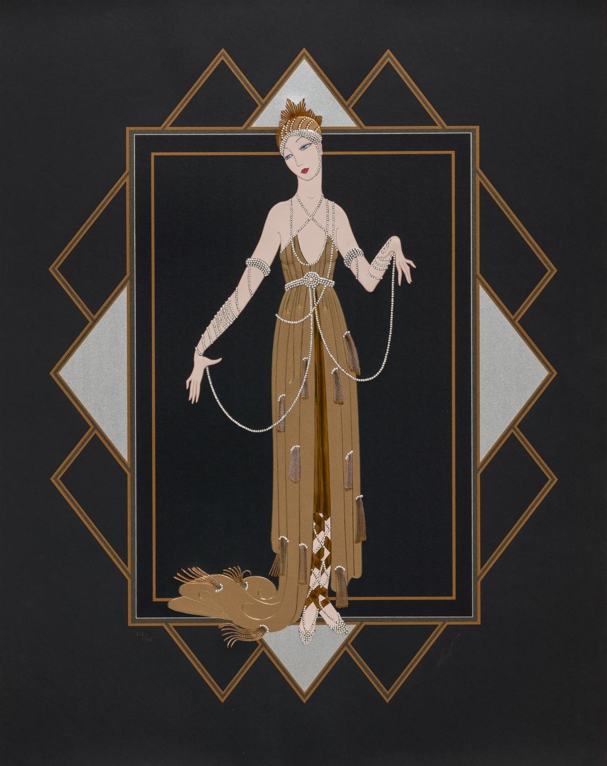 Florida (Pearl Dress) - Print by Erte - Romain de Tirtoff