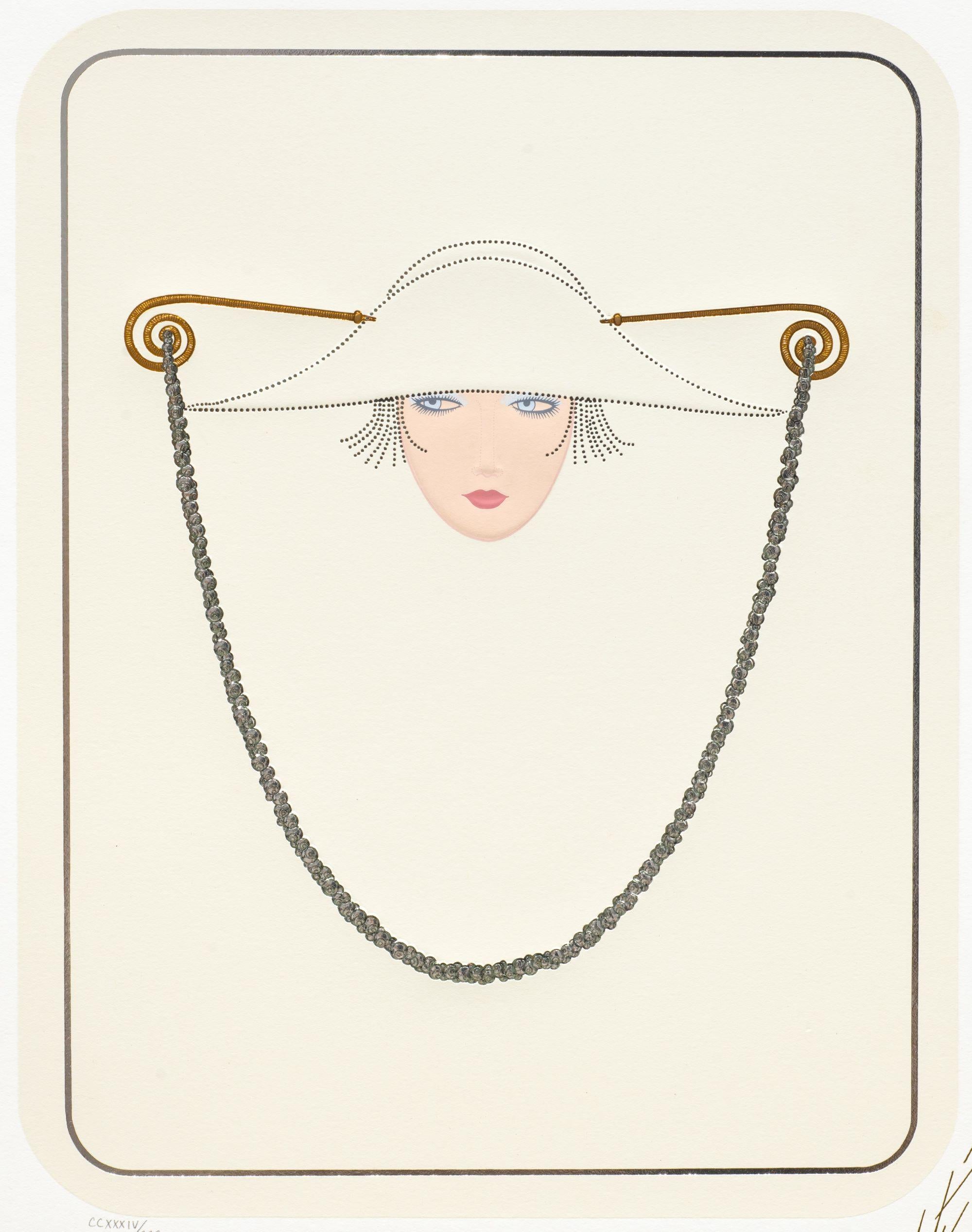 Hat and Chain - Print by Erte - Romain de Tirtoff