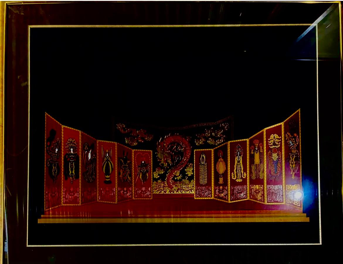 “Mah-jongg” - Print by Erte - Romain de Tirtoff