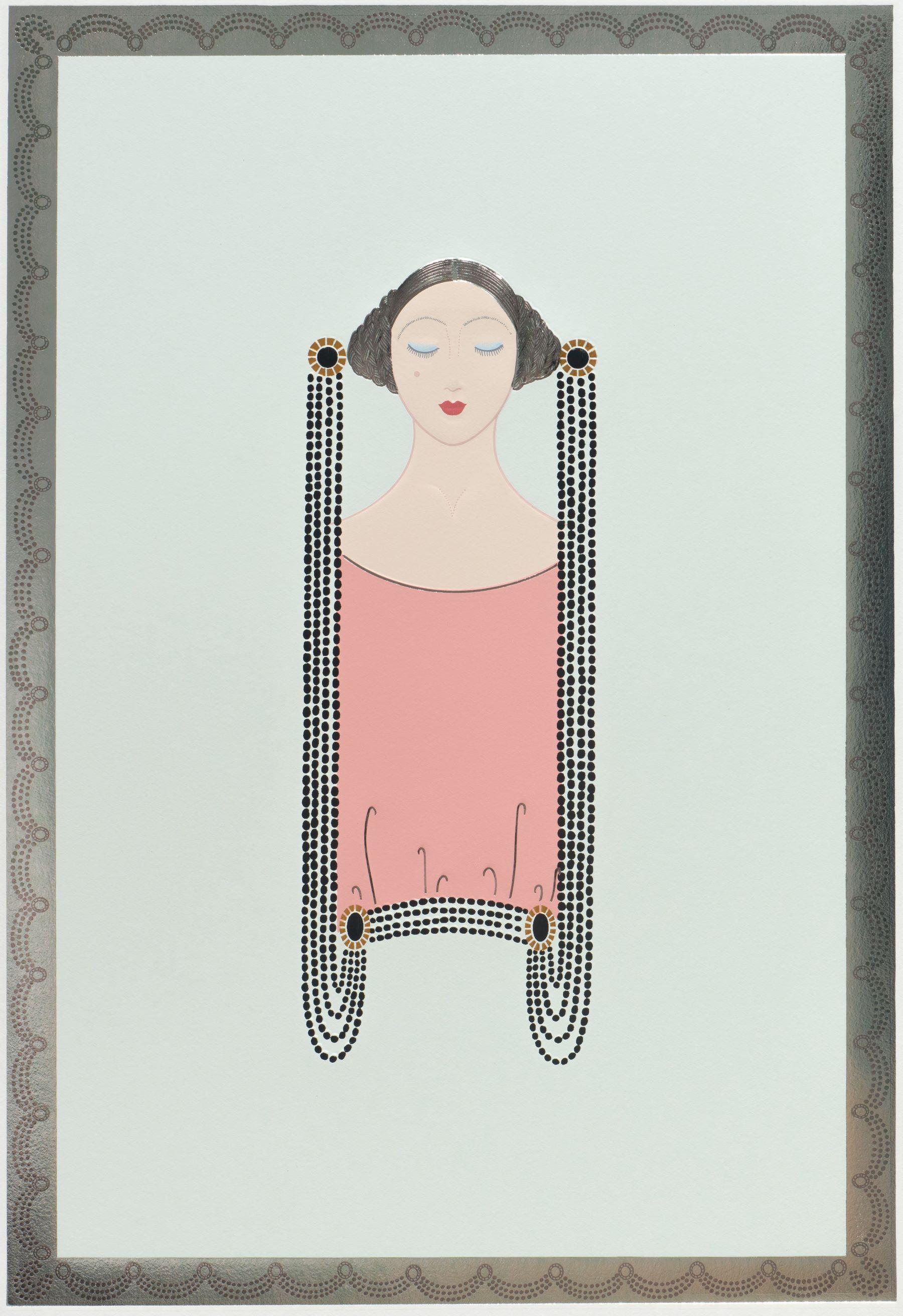 Onyx Coiffure - Print de Erte - Romain de Tirtoff