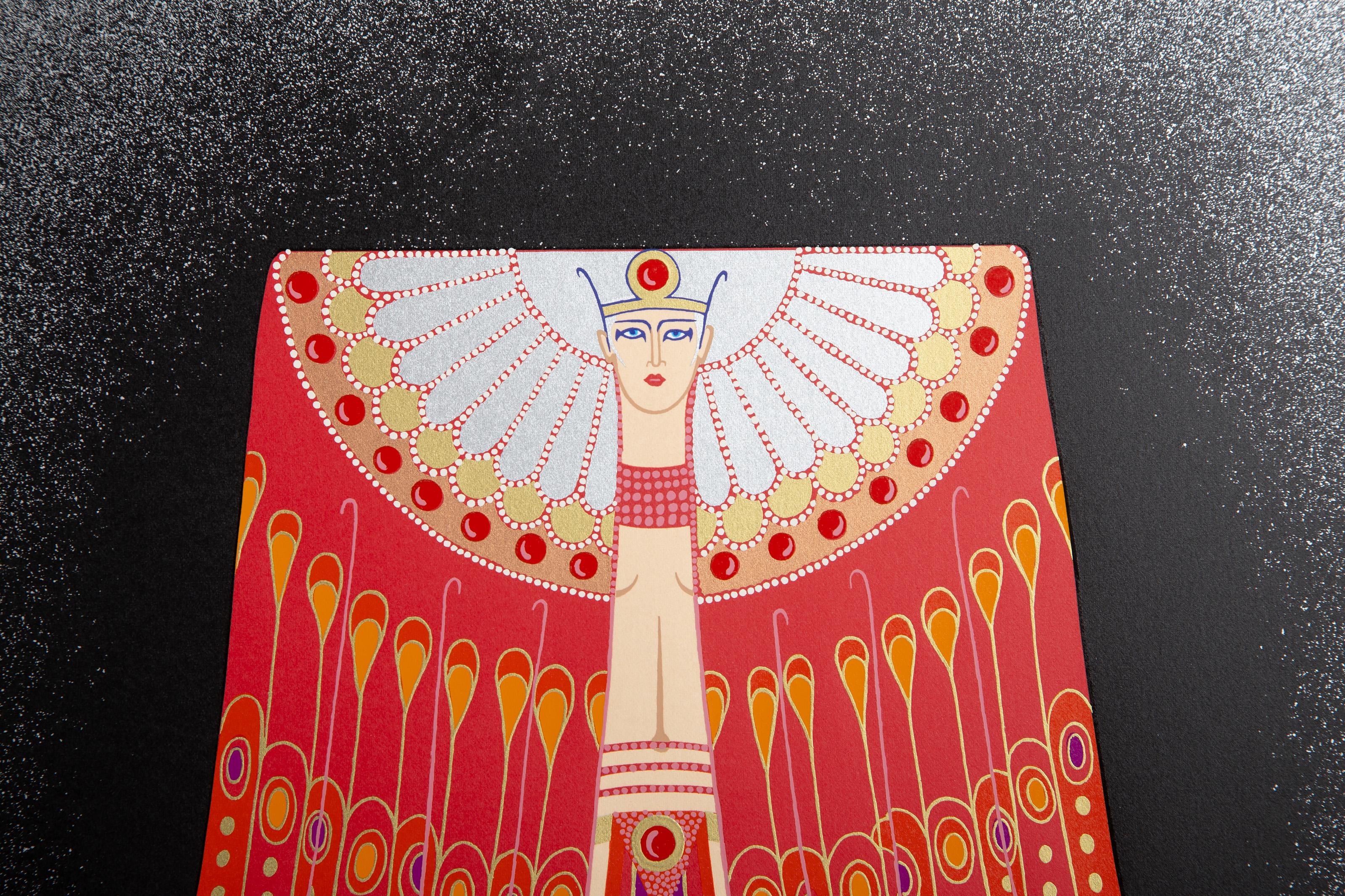 Mar Rosso, serigrafia Art Deco, firmata e numerata a matita da Erte - Print Art Déco di Erte - Romain de Tirtoff