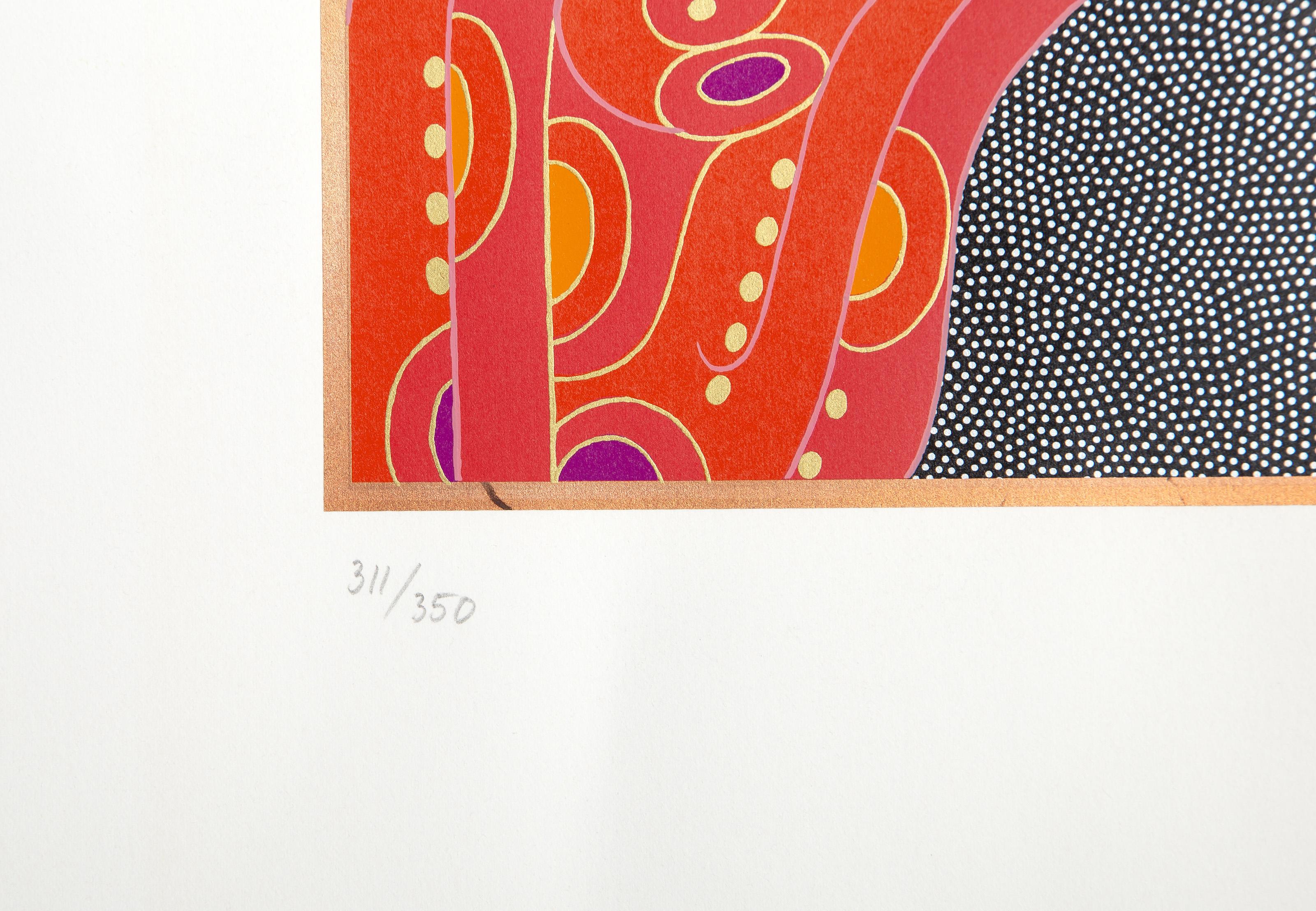  Erte, Russo (1892 - 1990) - Mar Rosso, Anno: 1985, Medium: Serigrafia, firmato e numerato a matita, Edizione: 311/350, Dimensioni immagine: 18,5 x 16 pollici, Dimensioni: 26 x 22 pollici (66,04 x 55,88 cm)