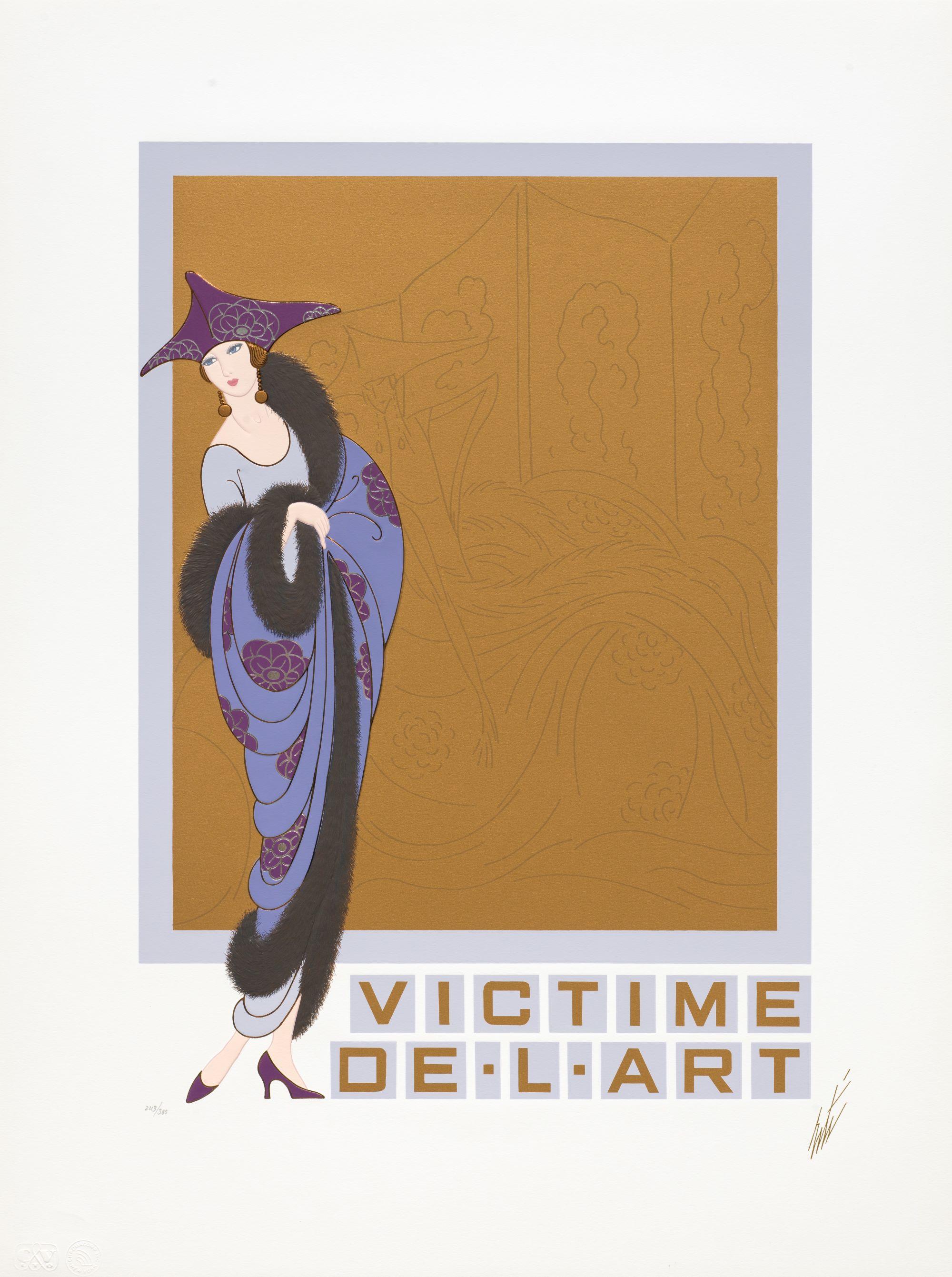 Victime de l'Art - Print de Erte - Romain de Tirtoff