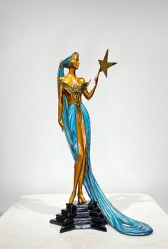 Erte Bronze sculpture "Astra"                                             