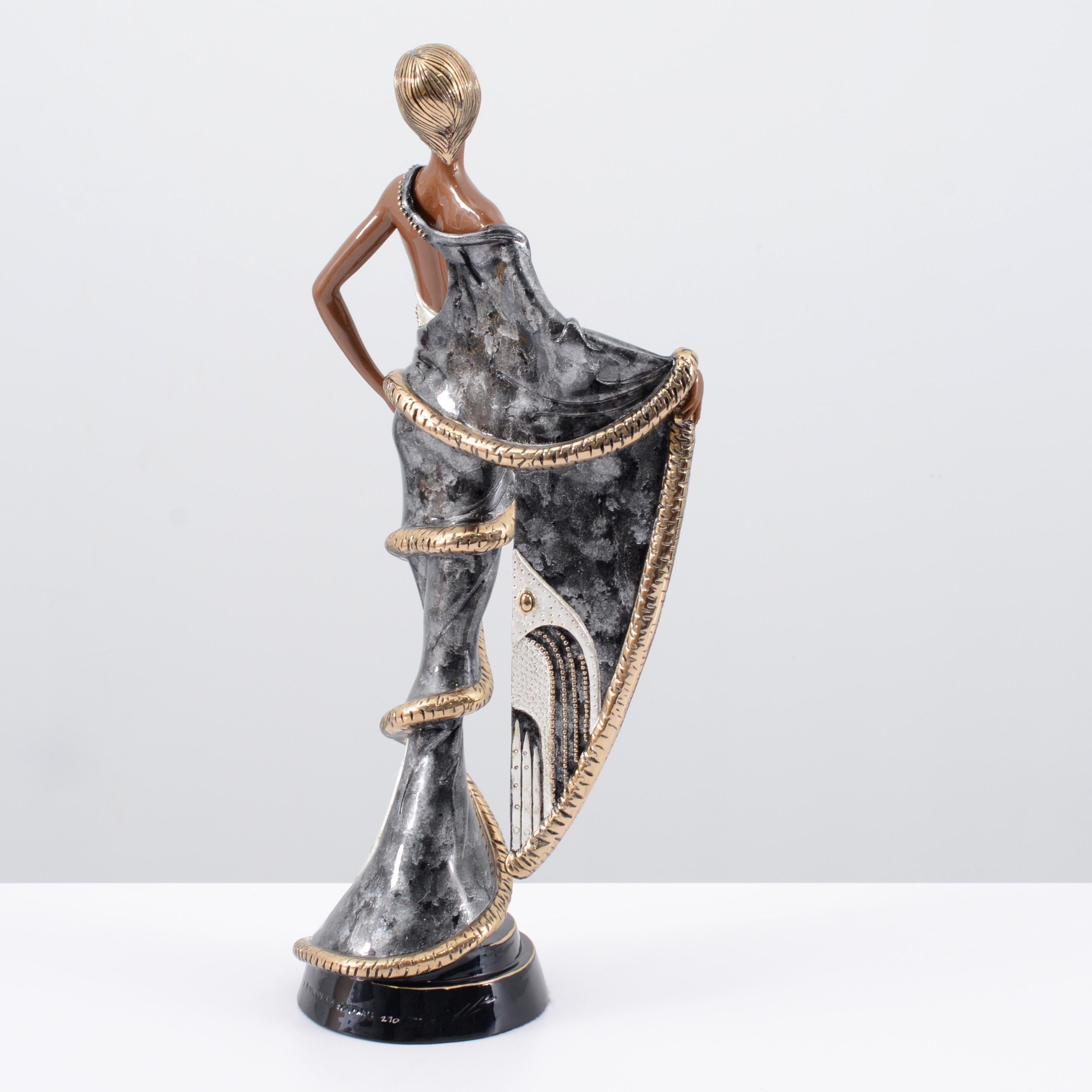 Erte CHINCHILLA Sculpture, 21.5 