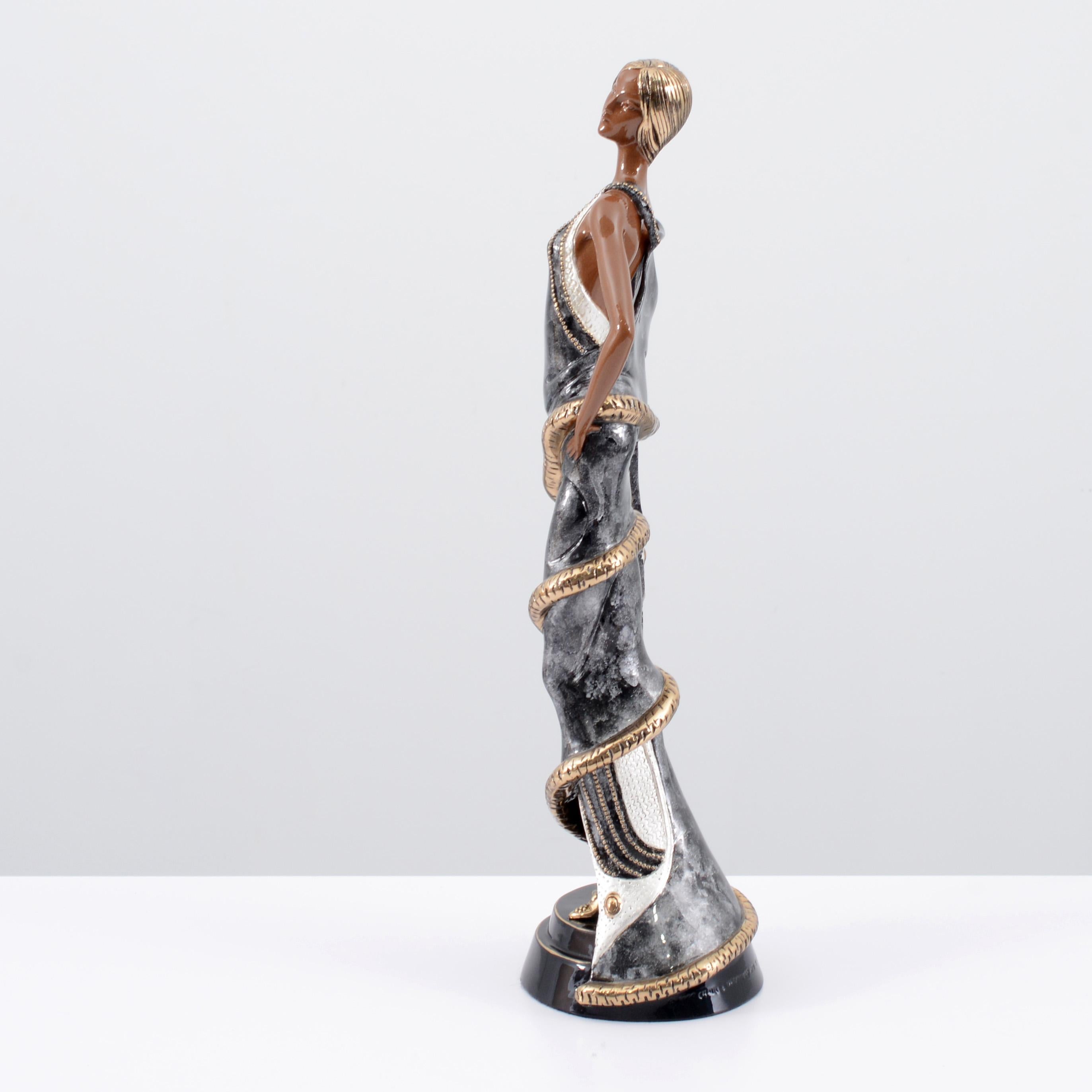 Erte CHINCHILLA Sculpture, 21.5 