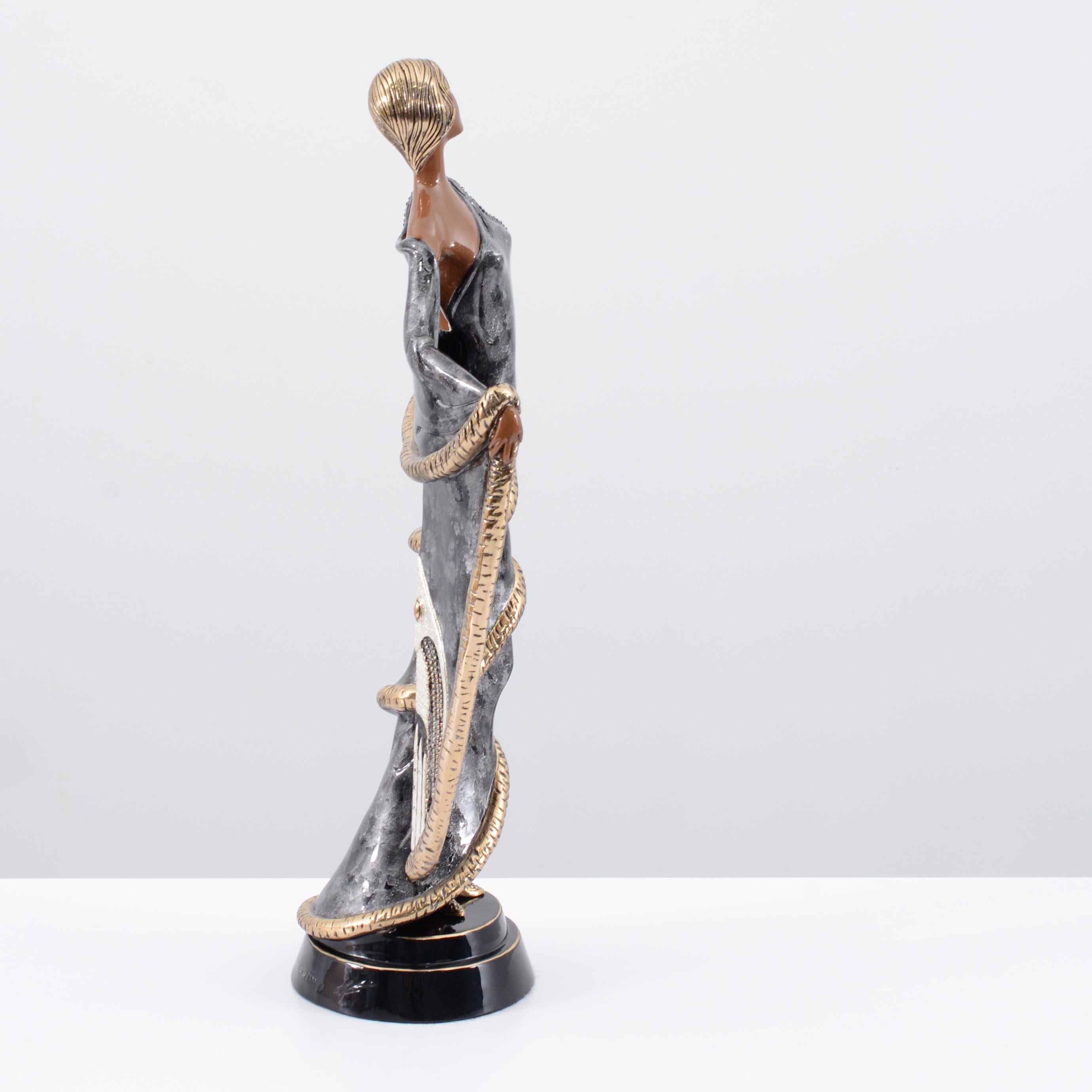 Erte CHINCHILLA Sculpture, 21.5 
