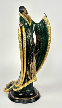 ERTE "FEMME DE LUXE" 1990, BRONZE SCULPTURE