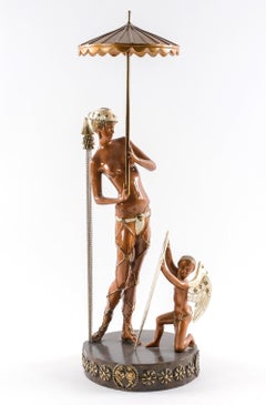 ERTE "HELEN OF TROY" 1988, BRONZE SCULPTURE, SIGNED & NUMBERED