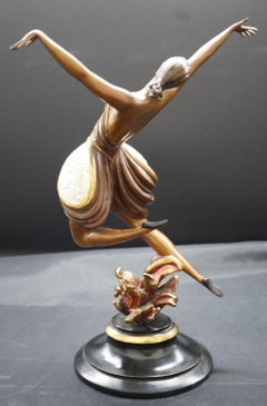 ERTE "LA DANSEUSE" 1986, SCULTURA IN BRONZO