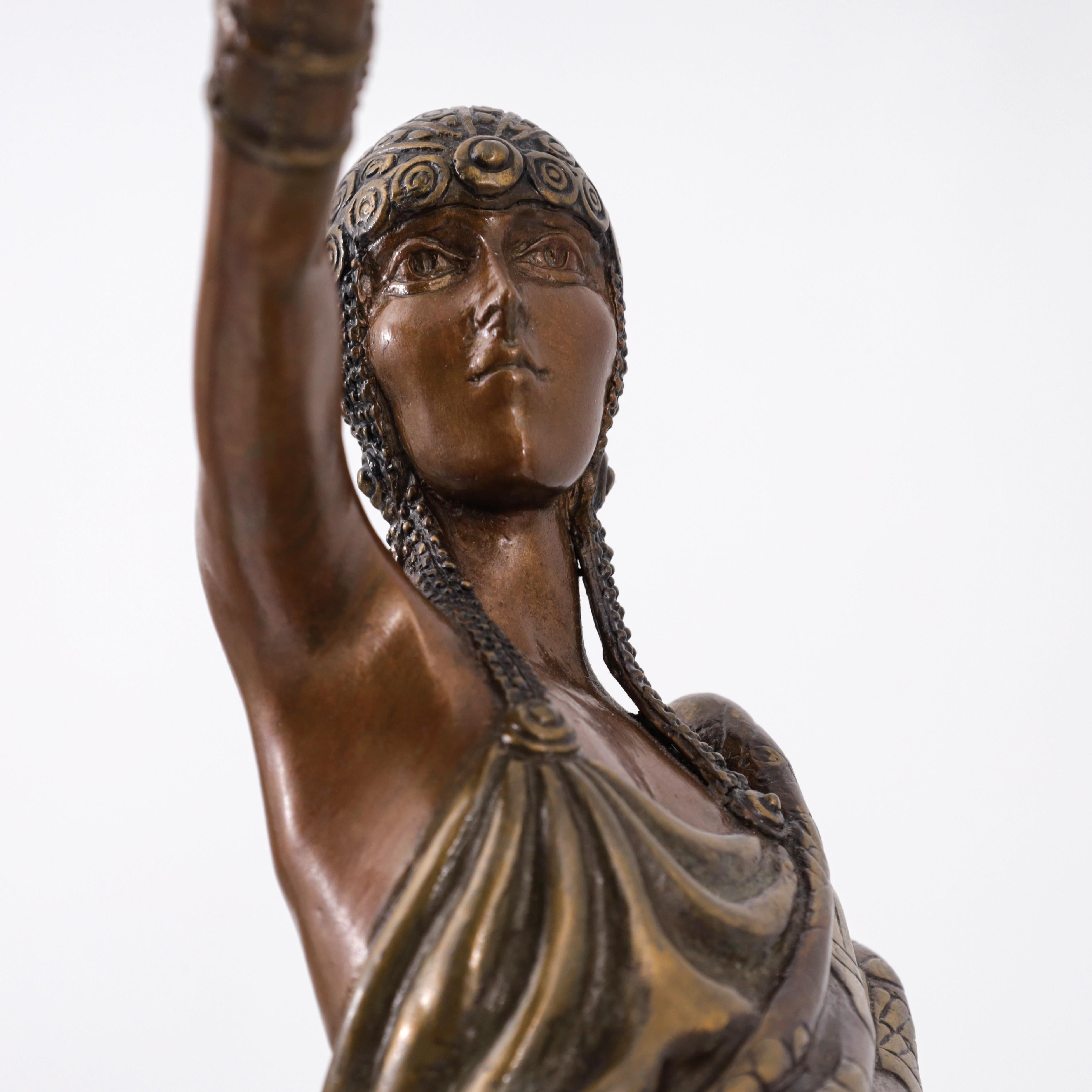 Erte - Romain de Tirtoff - VICTOIRE Scultura in bronzo, 18.25 