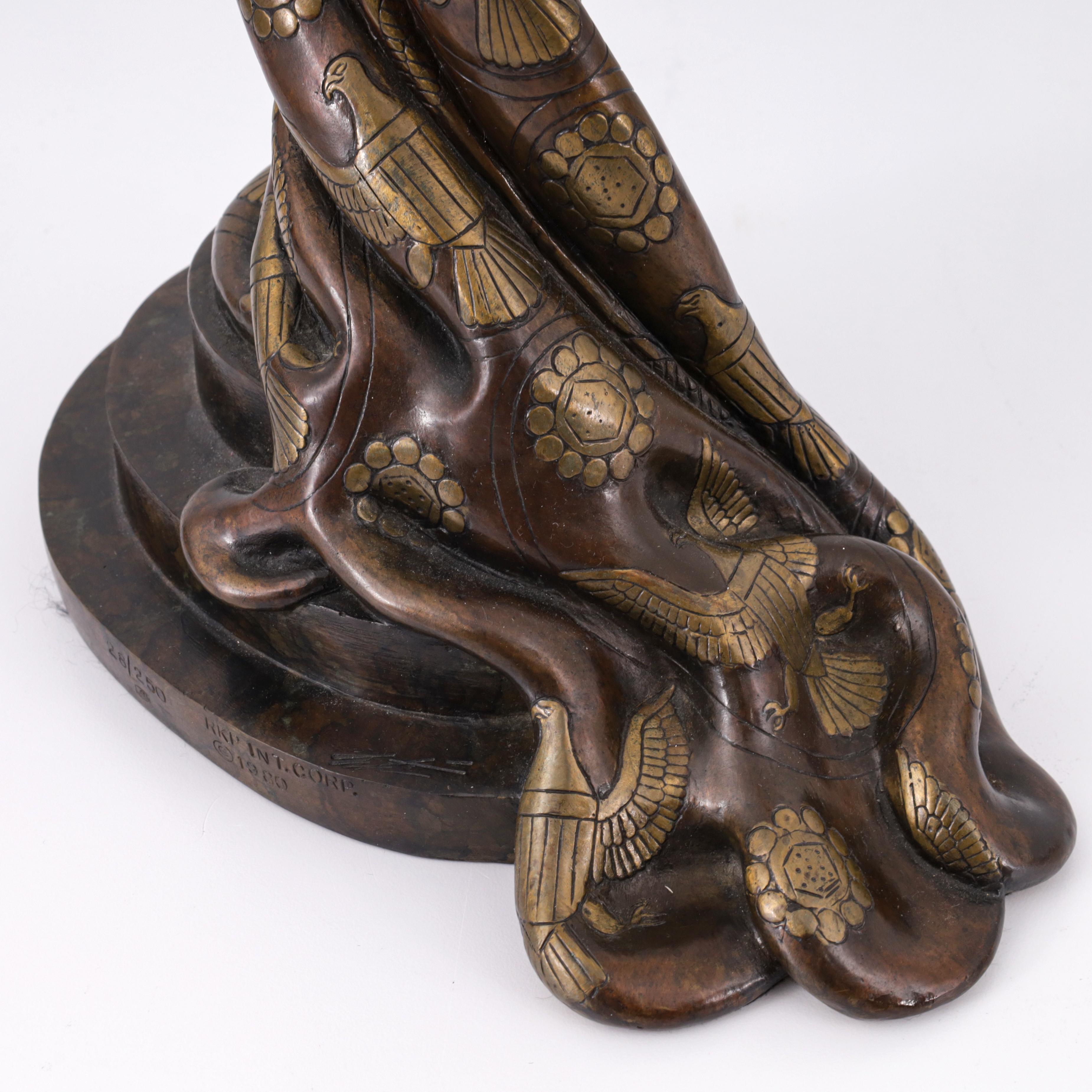 Erte - Romain de Tirtoff - VICTOIRE Scultura in bronzo, 18.25 