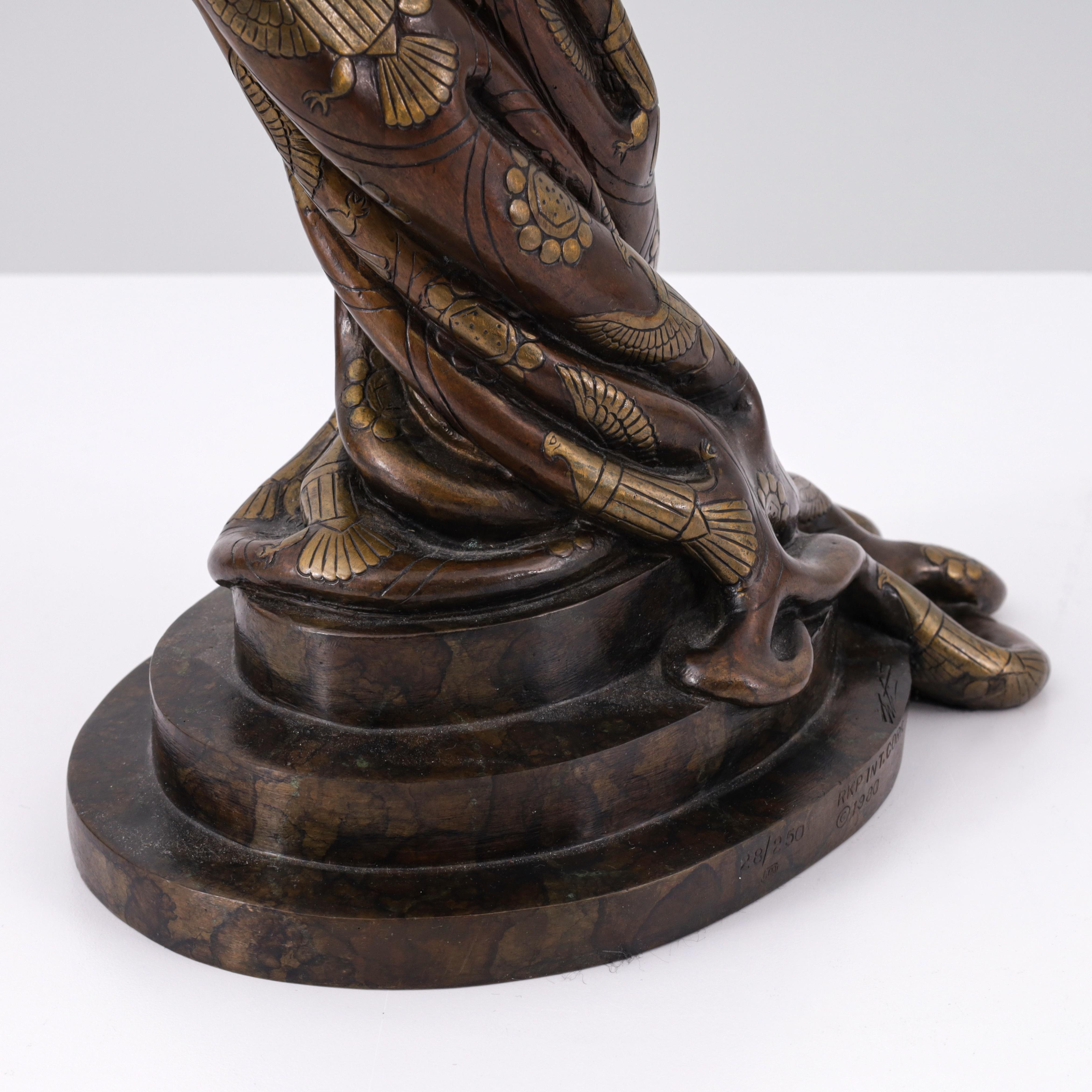 Erte - Romain de Tirtoff - VICTOIRE Scultura in bronzo, 18.25 