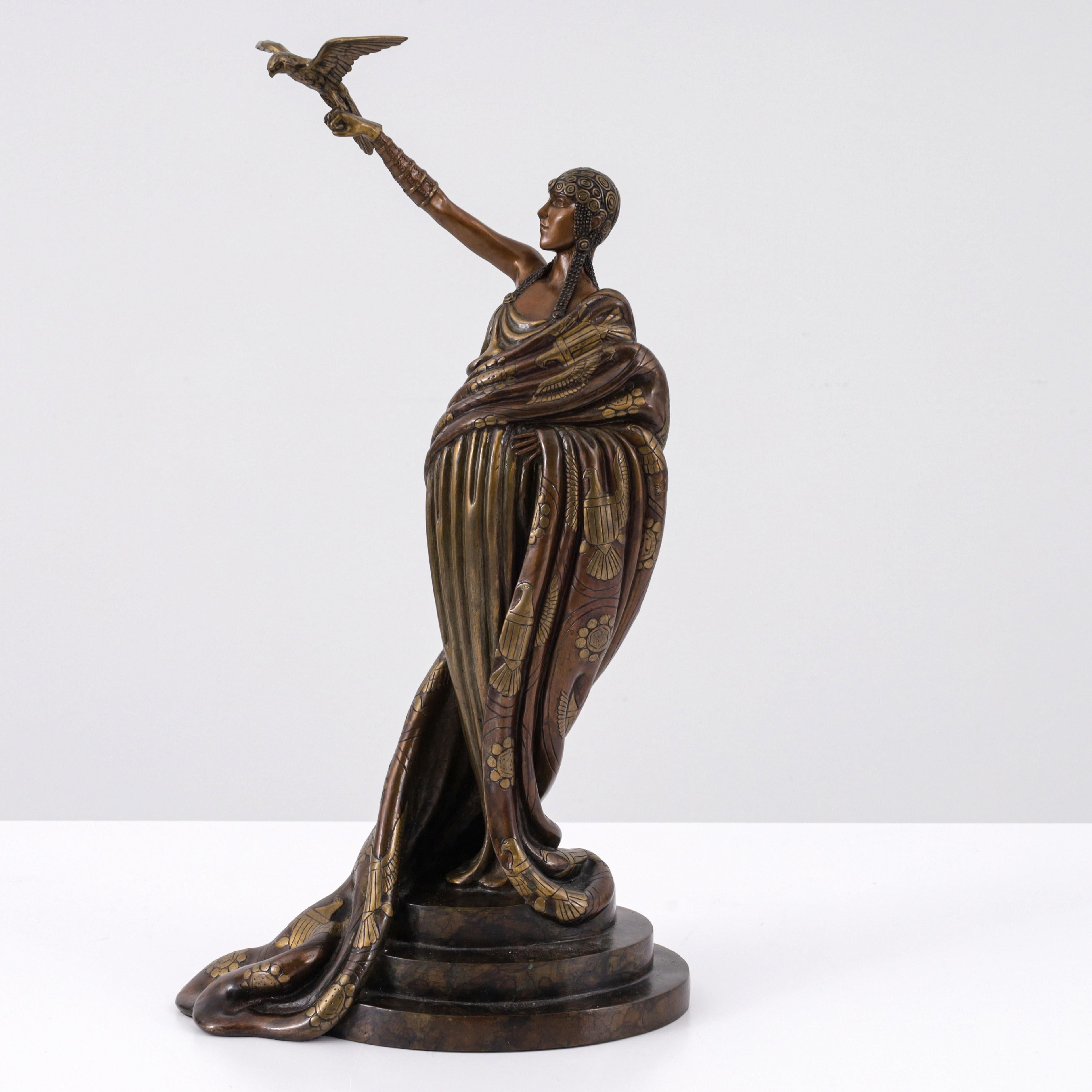 Erte - Romain de Tirtoff - VICTOIRE Scultura in bronzo, 18.25 