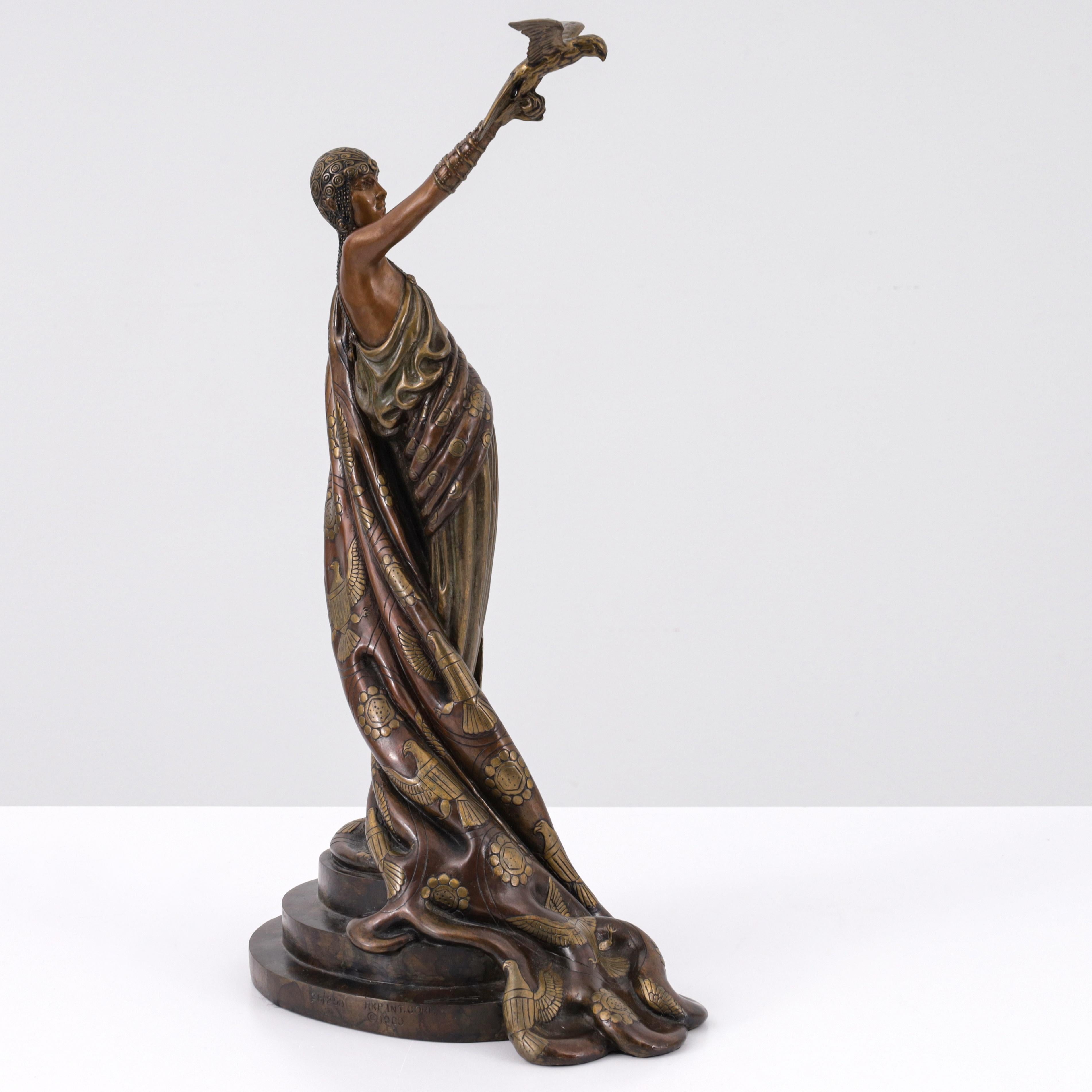 Erte - Romain de Tirtoff - VICTOIRE Scultura in bronzo, 18.25 