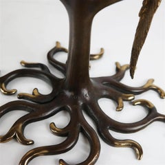 Erte "Tree of Life, 1987" Bronze Candelabra Menorah