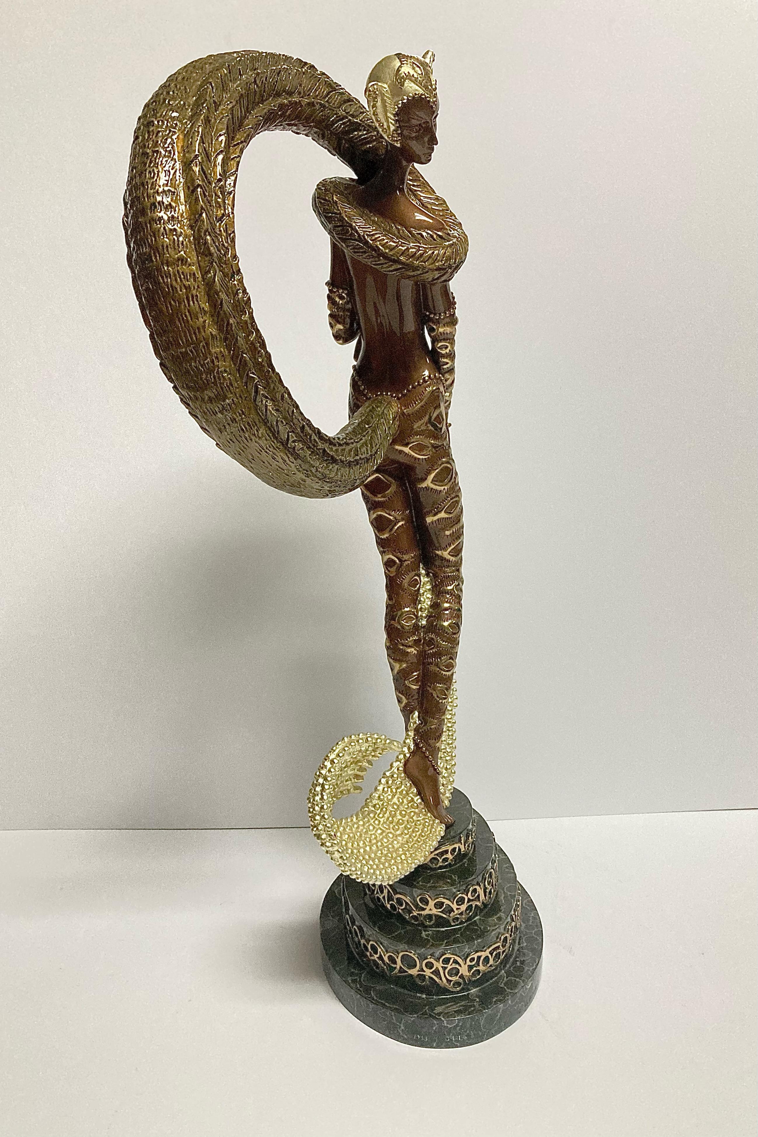 Erte Bronze “Masquerade” Signed And Numbered. In excellent condition. Measures 20x7

