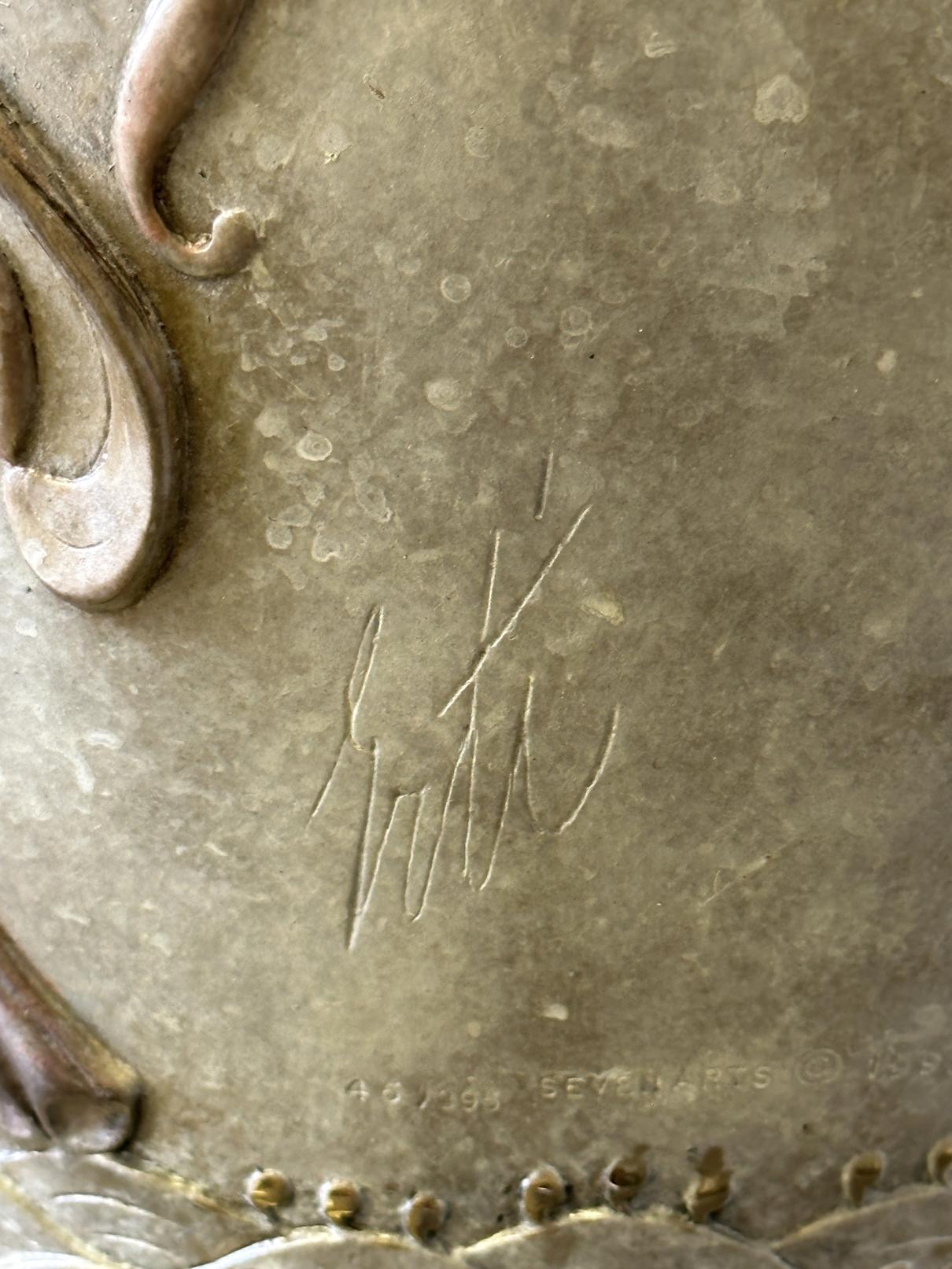Orientalische Mystery Objets de Arte Bronze Vase  Limitierte Auflage im Angebot 6
