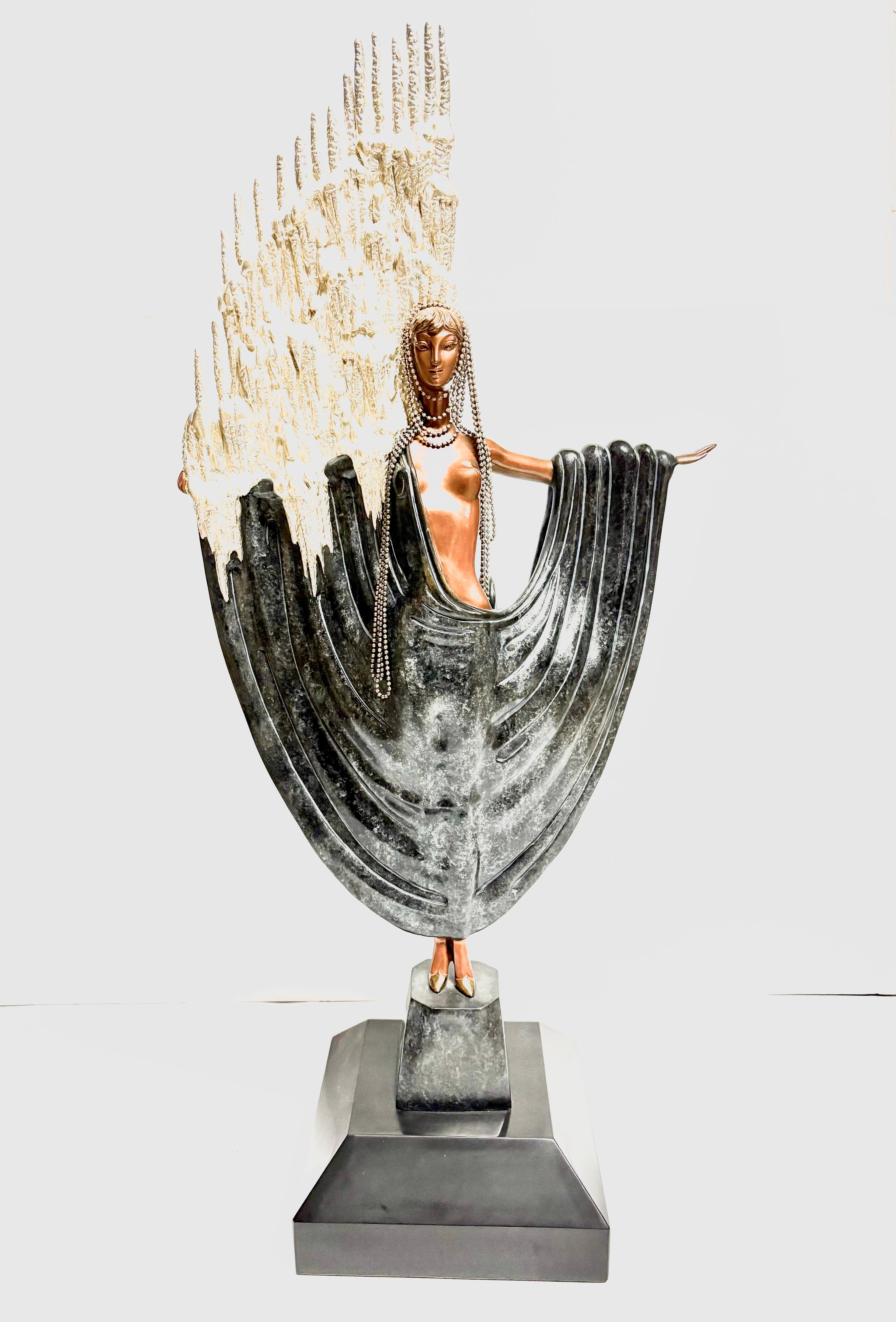 “Sea artic” - Sculpture by Erte - Romain de Tirtoff