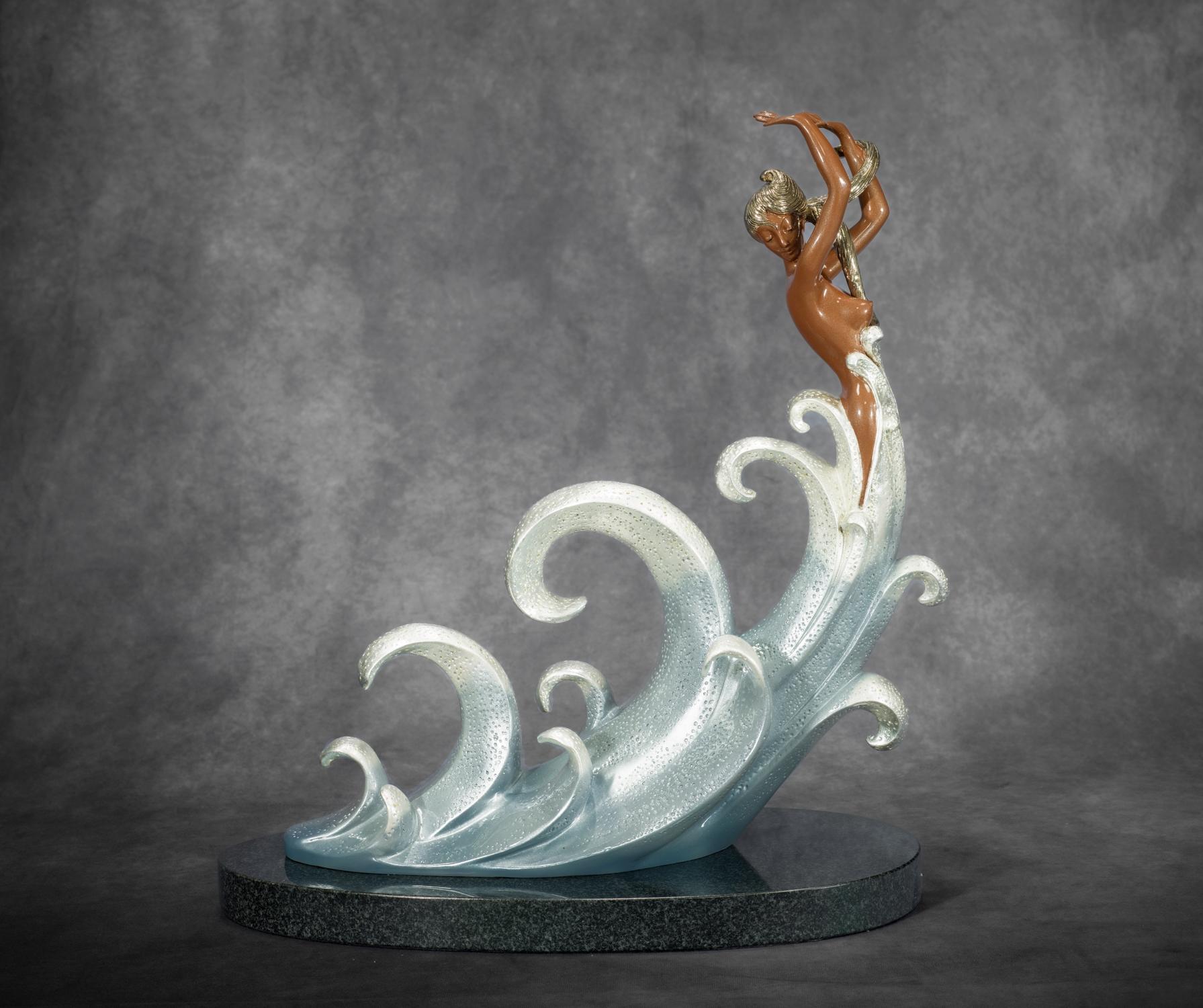 Erté Figurative Sculpture - The Wave