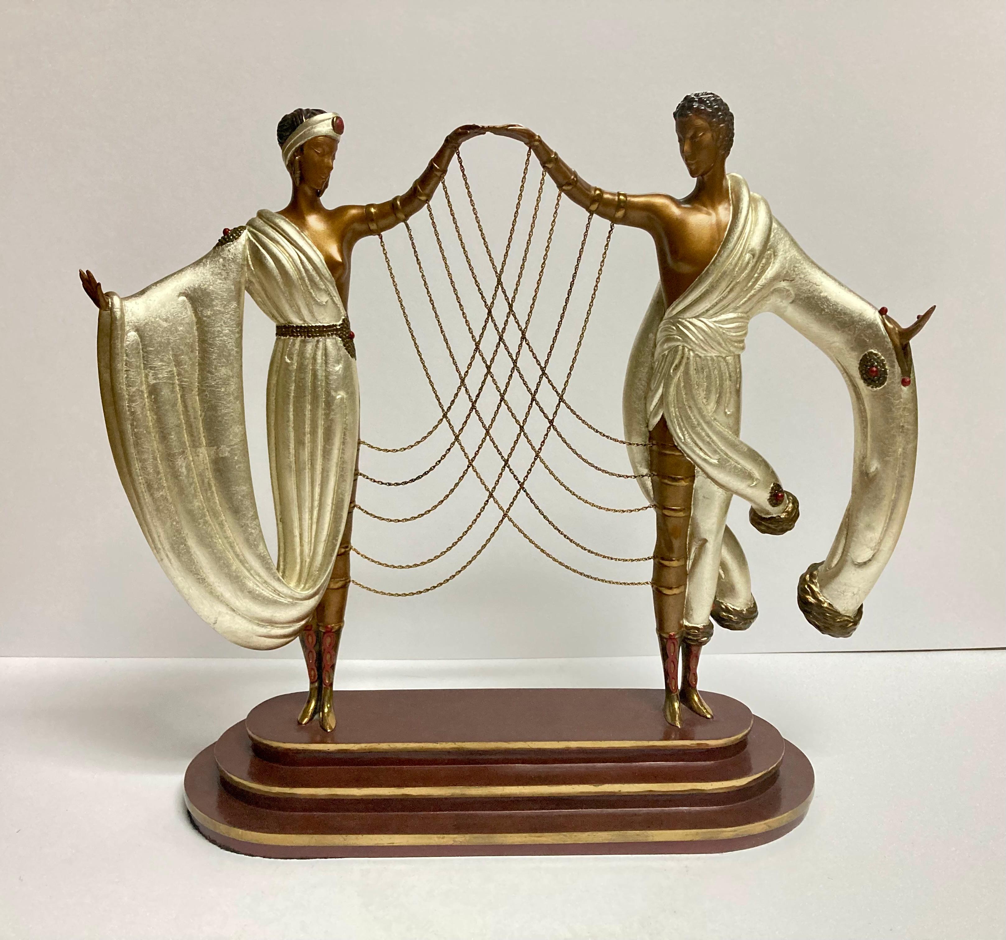 "Wedding" - Sculpture by Erte - Romain de Tirtoff