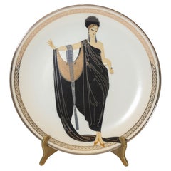 Erté Romain de Tirtoff "Glamour" Assiette Collector en porcelaine Sevenarts