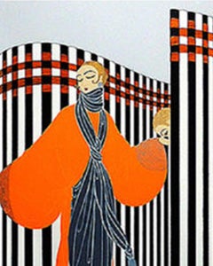 ERTE SERIGRAPH COQUETTE SIGNED AND NUMBERED Serigraph