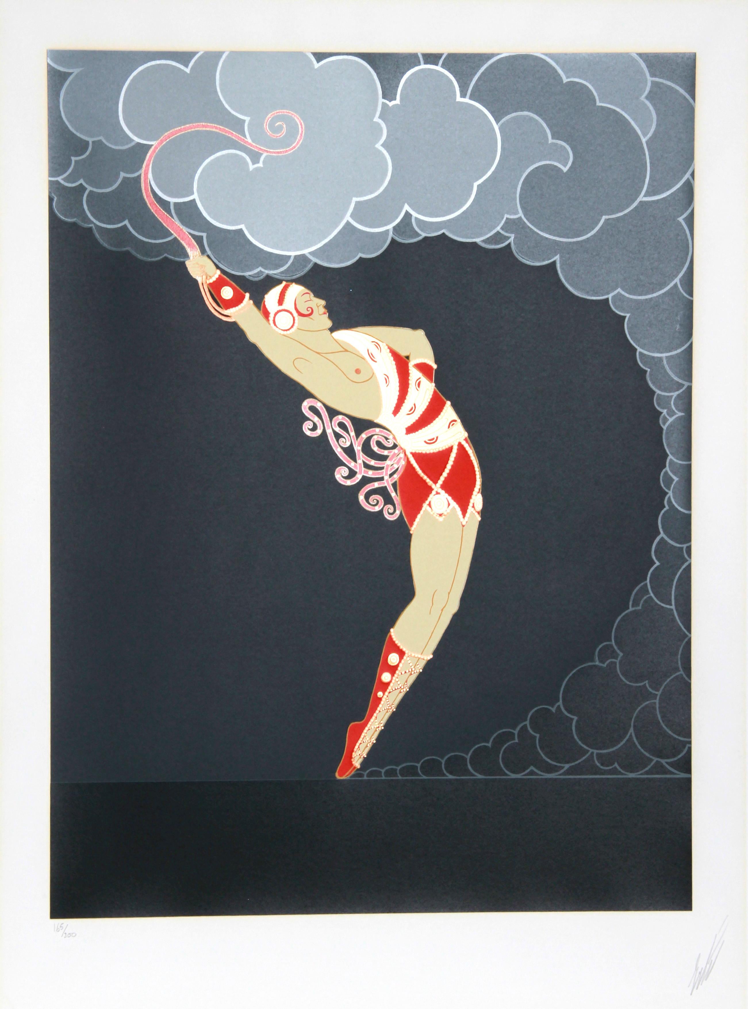 The Dancer, Art Deco Serigraph by Erté