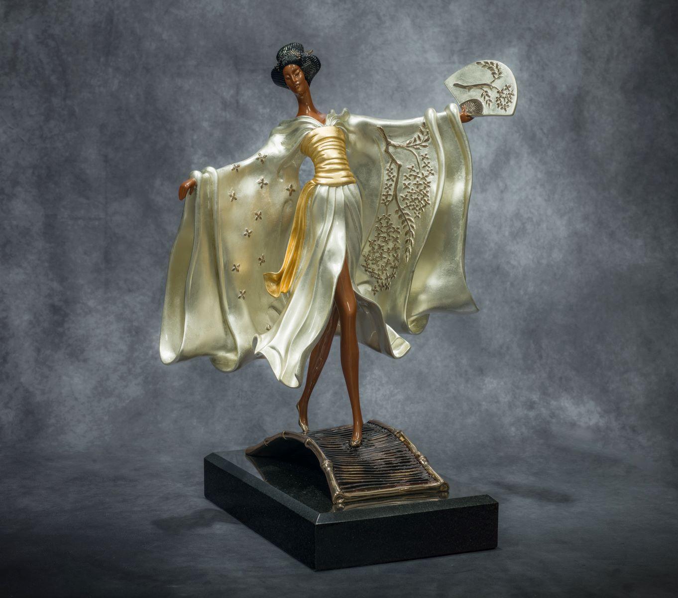 Figurative Sculpture Erté - Princesse asiatique