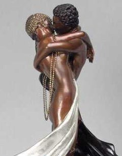 Bronze Erte Sculpture Lovers and Idol signed and numbered RETAIL for 25000