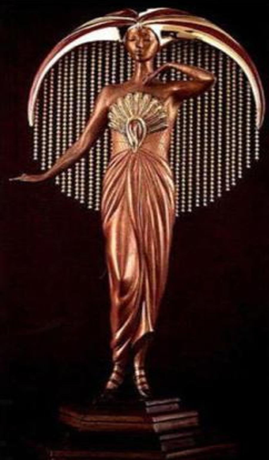 Erté Figurative Sculpture - Le Soleil  by Erte Bronze Sculpture Signed and numbered List price - $25, 000.00