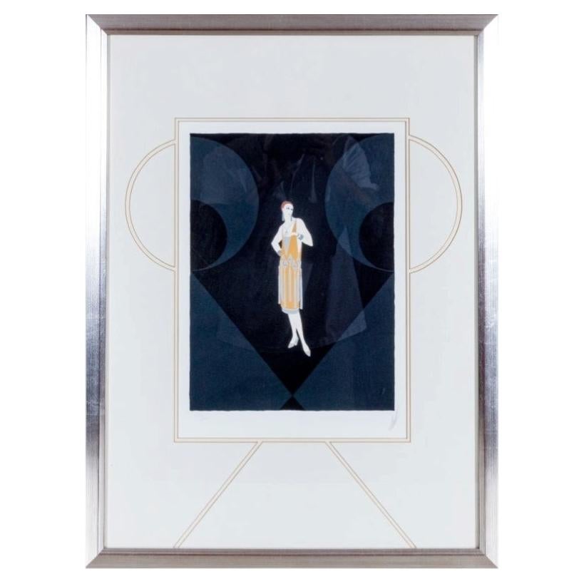 Erté (Russian-French, 1892-1990) "Manhattan Mary I" Signed Lithograph