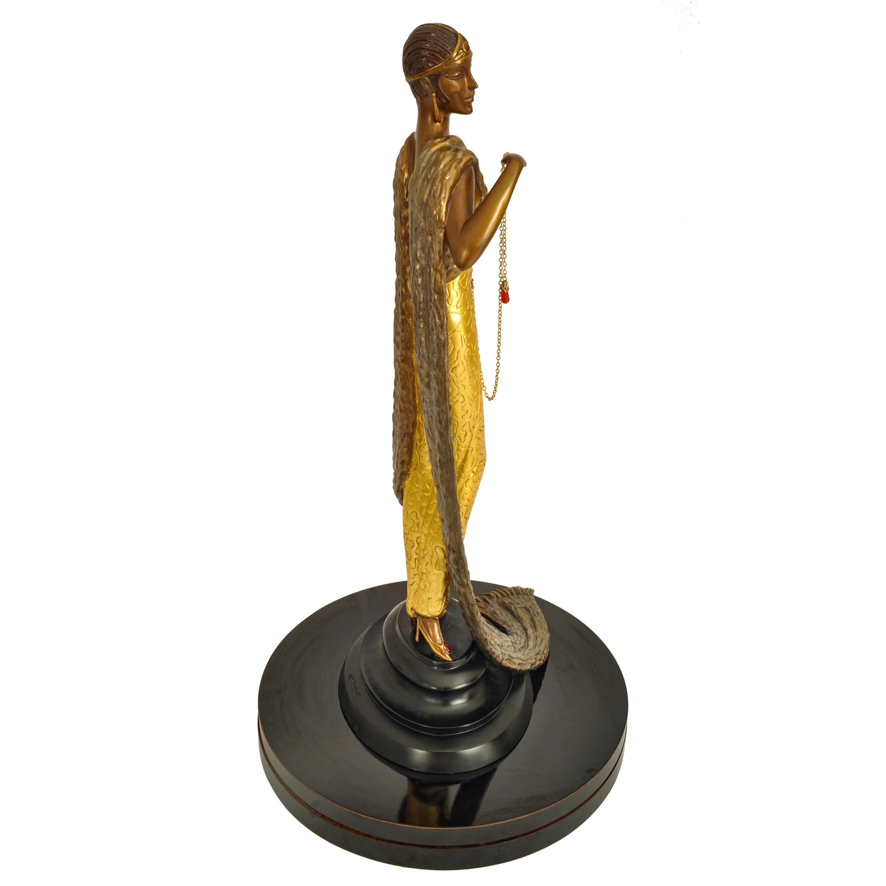 ERTE (1892-1990) Born Romain de Tirtoff in imperial St. Petersburg, Russia, Erte derived his pen name from the French pronunciation of his initials 
