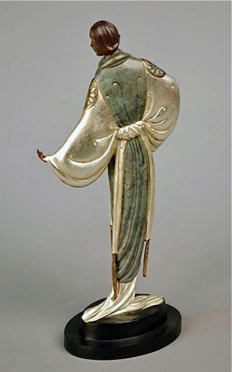 Belle de Nuit (Bronze), Limited Edition, Erte - MINT CONDITION - Sculpture by Erté