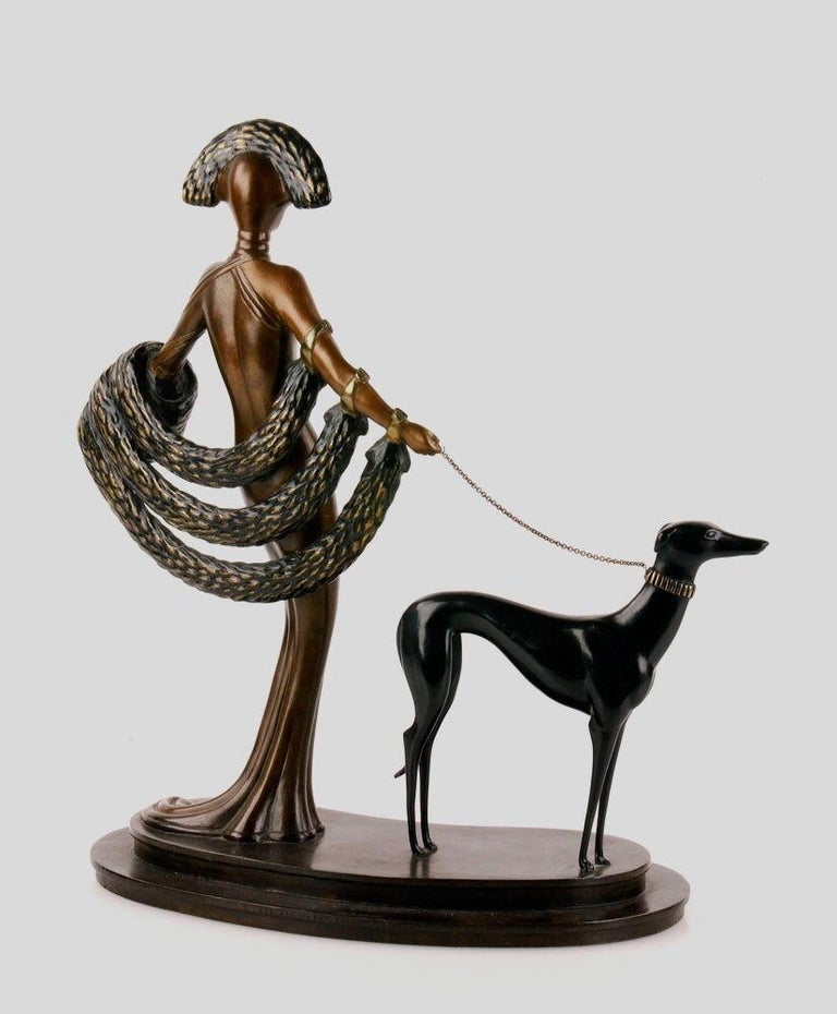 Elegance (Bronze), Limited Edition, Erte - MINT CONDITION - Sculpture by Erté