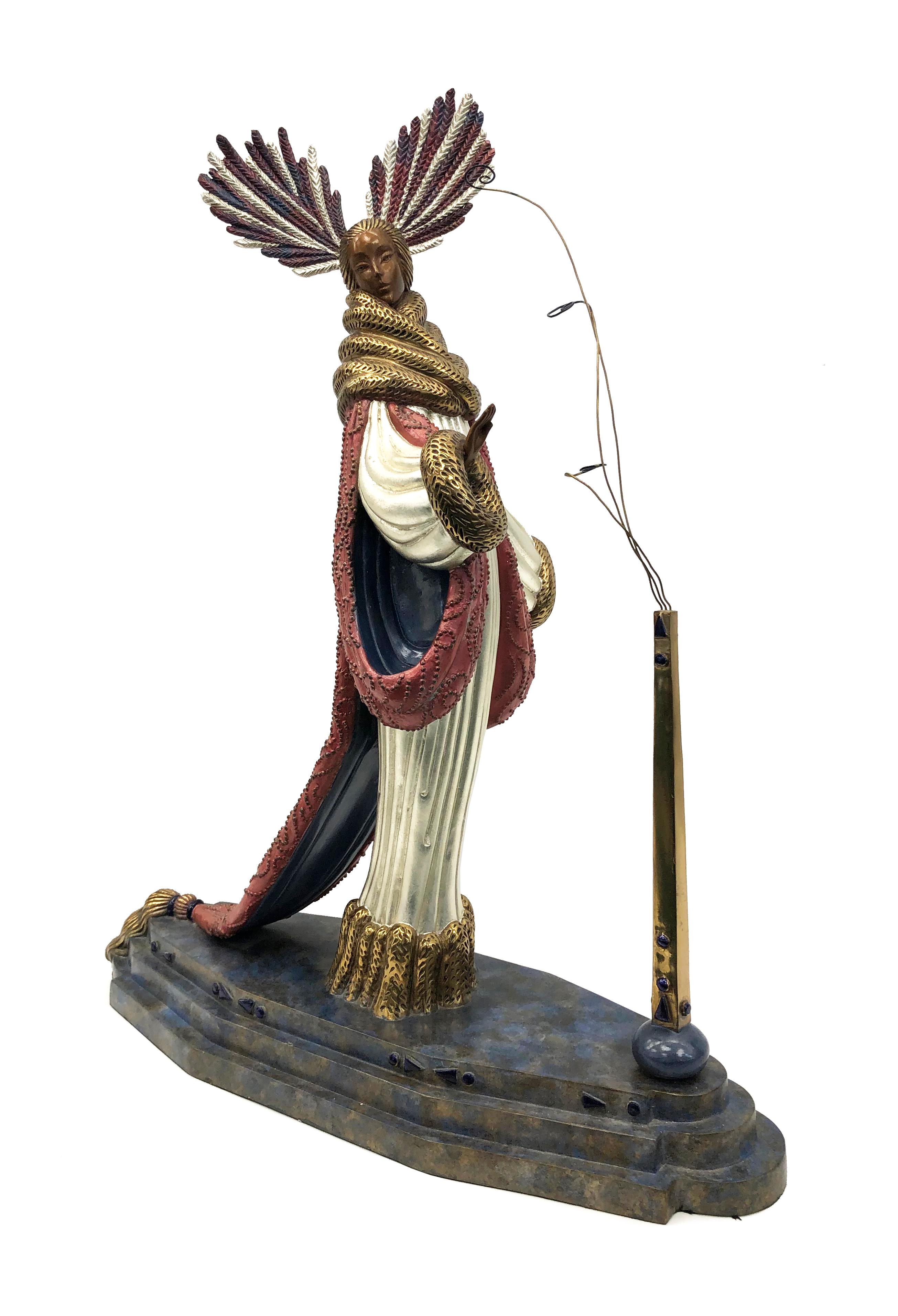 Brocart Ermine (sculpture en bronze)