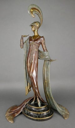 ERTE BRONZE, "DIRECTOIRE" 1985 SIGNED AND NUMBERED RETAIL $25, 000