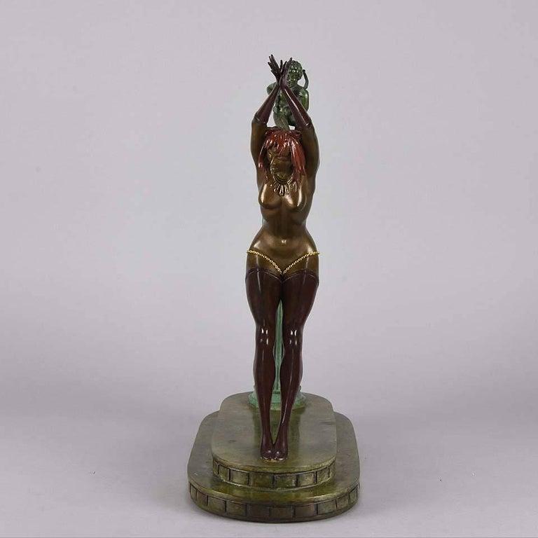 Erte Prisoner of Love (Bronze), Limited Edition Signed Numbered Retail-$20, 000 - Art Deco Sculpture by Erté