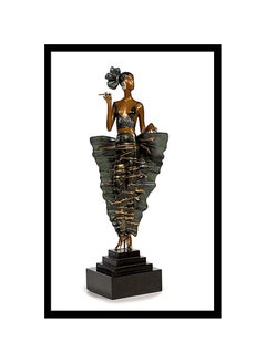 ERTE Signed BRONZE Sculpture FEMME FATALE Mint Original Romain de Tirtoff OFFERS