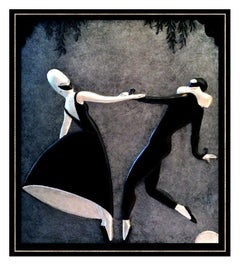 ERTE Signed BRONZE Wall RELIEF SCULPTURE Original Romain de Tirtoff Art Antique