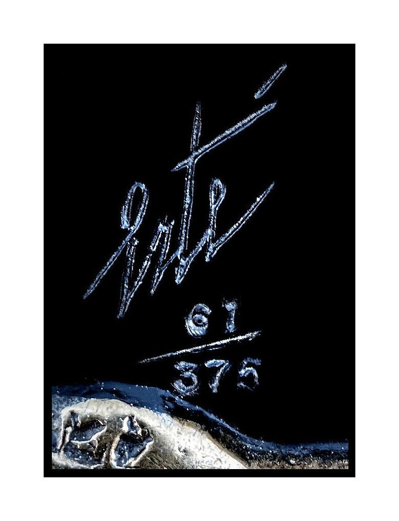 ERTE Signed BRONZE Wall RELIEF SCULPTURE Original Romain de Tirtoff Art Antique - Art Deco Sculpture by Erté