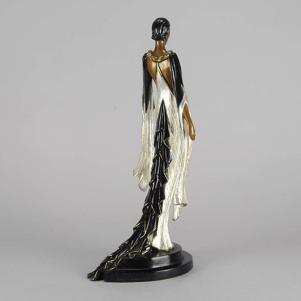 Fire-leaves (Bronze), Limited Edition, Erte - MINT CONDITION - Sculpture by Erté