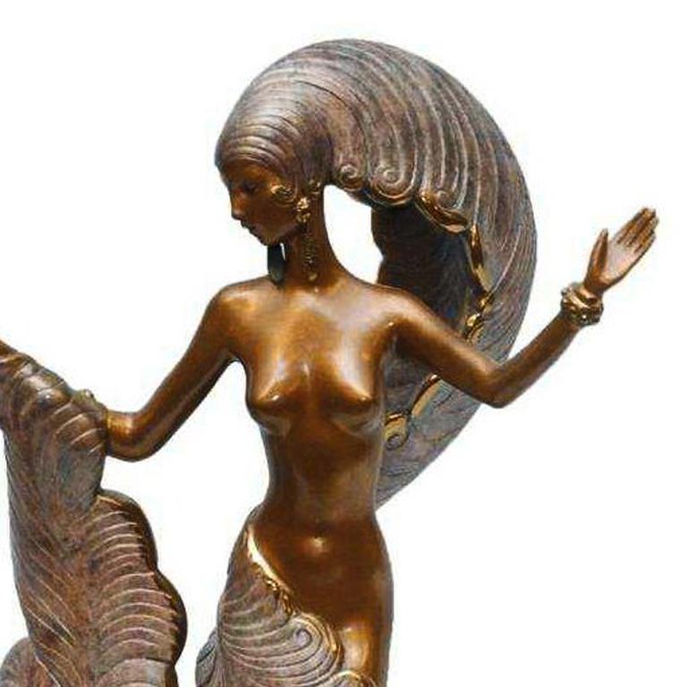 FOLIES BERGERE (SCULPTURE) - Art Deco Sculpture by Erté